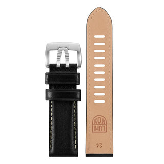 Black Leather Strap 24mm, FEX.1800.22Q.K