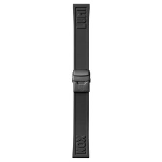 Genuine Black Rubber Strap