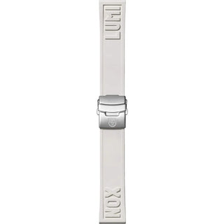 White Cut-to-Fit Rubber Strap, 24 mm, FPX.2205.11Q.K