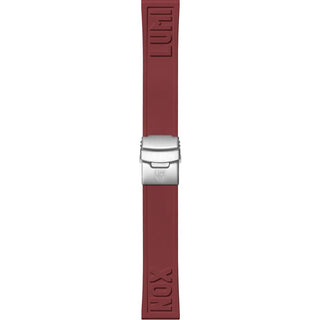 Dark Red Cut-to-Fit Rubber Strap, 24 mm, FPX.2406.32Q.K