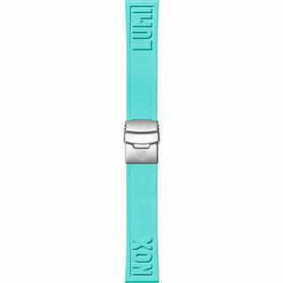 Teal Cut-to-Fit Rubber Strap, 24 mm, FPX.2406.42Q.K
