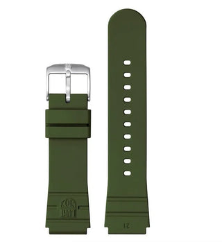 Green NBR Strap, 21mm, FPX.3000.60Q.K