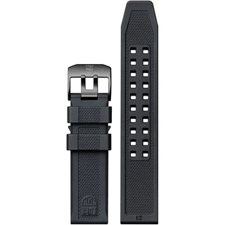 Black 23mm Rubber strap for Navy SEAL Series