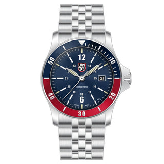 Sport Timer Stainless Steel Blue | Red 42mm Watch